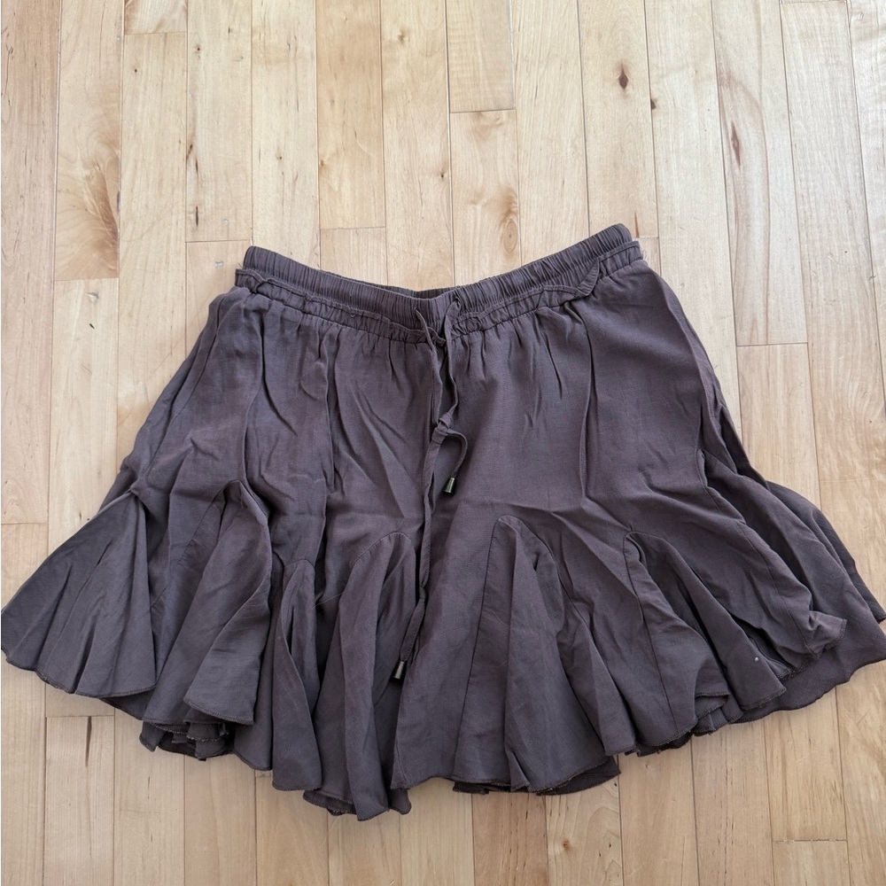 Chocolate Brown Skort EUC